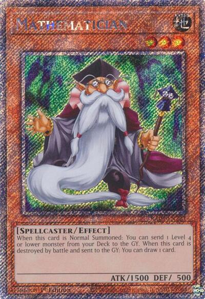 Mathematician (Platinum Secret Rare) (RA04-EN223) [Quarter Century Stampede]