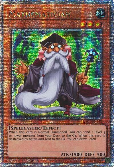 Mathematician (Quarter Century Secret Rare) (RA04-EN223) [Quarter Century Stampede]