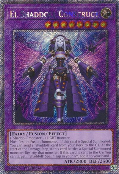 El Shaddoll Construct (Platinum Secret Rare) (RA04-EN229) [Quarter Century Stampede]