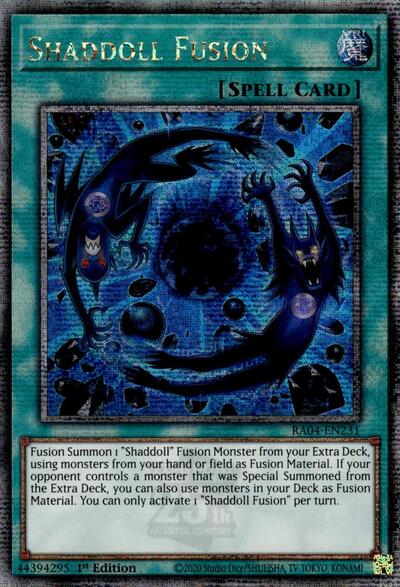 Shaddoll Fusion (Quarter Century Secret Rare) (RA04-EN231) [Quarter Century Stampede]