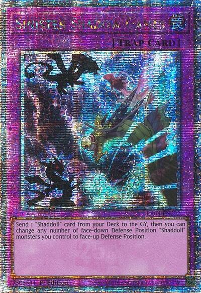 Sinister Shadow Games (Quarter Century Secret Rare) (RA04-EN232) [Quarter Century Stampede]
