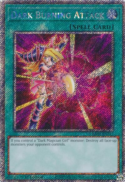 Dark Burning Attack (Platinum Secret Rare) (RA04-EN245) [Quarter Century Stampede]