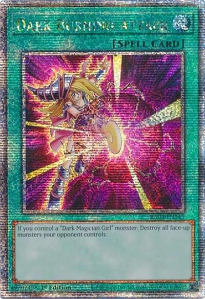 Dark Burning Attack (Quarter Century Secret Rare) (RA04-EN245) [Quarter Century Stampede]