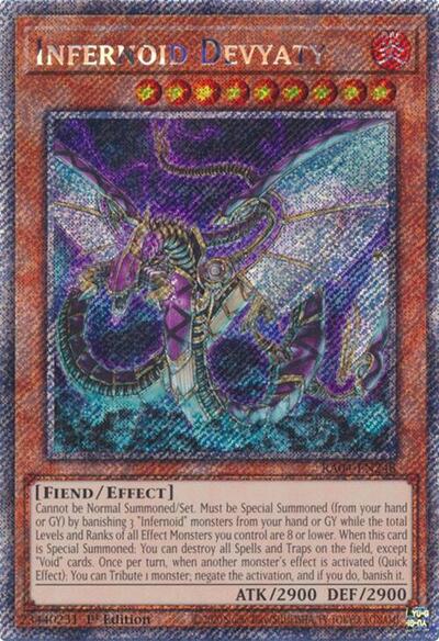 Infernoid Devyaty (Platinum Secret Rare) (RA04-EN248) [Quarter Century Stampede]