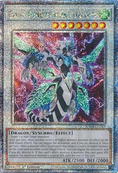 Clear Wing Synchro Dragon (Quarter Century Secret Rare) (RA04-EN249) [Quarter Century Stampede]
