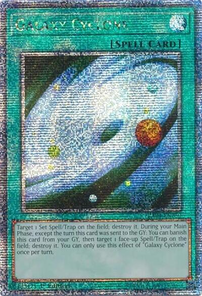 Galaxy Cyclone (Quarter Century Secret Rare) (RA04-EN250) [Quarter Century Stampede]