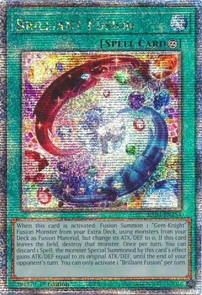 Brilliant Fusion (Quarter Century Secret Rare) (RA04-EN254) [Quarter Century Stampede]