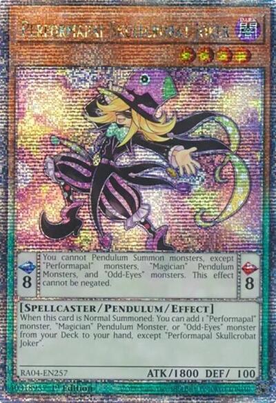 Performapal Skullcrobat Joker (Quarter Century Secret Rare) (RA04-EN257) [Quarter Century Stampede]