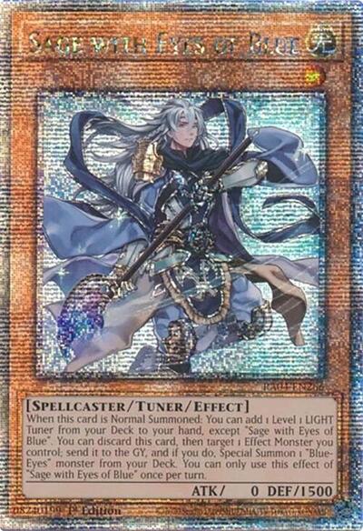 Sage with Eyes of Blue (Quarter Century Secret Rare) (RA04-EN266) [Quarter Century Stampede]