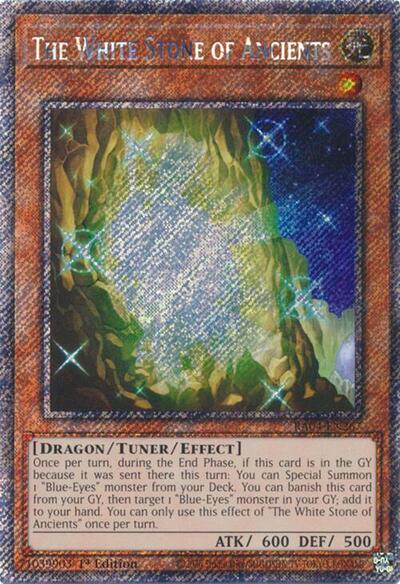 The White Stone of Ancients (Platinum Secret Rare) (RA04-EN267) [Quarter Century Stampede]