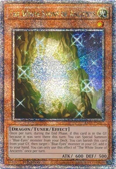 The White Stone of Ancients (Quarter Century Secret Rare) (RA04-EN267) [Quarter Century Stampede]