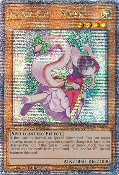 Fairy Tail - Snow (Quarter Century Secret Rare) (RA04-EN269) [Quarter Century Stampede]