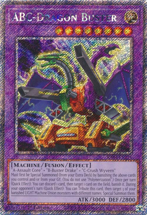 ABC-Dragon Buster (Platinum Secret Rare) (RA04-EN271) [Quarter Century Stampede]