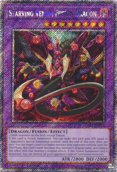 Starving Venom Fusion Dragon (Platinum Secret Rare) (RA04-EN272) [Quarter Century Stampede]