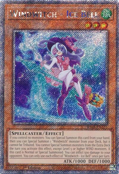 Windwitch - Ice Bell (Platinum Secret Rare) (RA04-EN273) [Quarter Century Stampede]