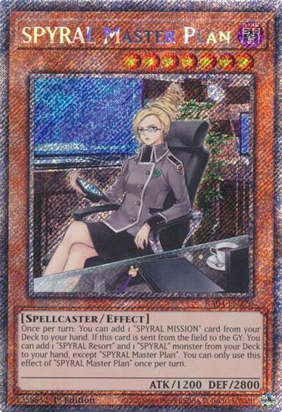 SPYRAL Master Plan (Platinum Secret Rare) (RA04-EN276) [Quarter Century Stampede]