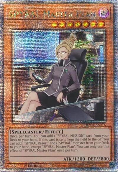 SPYRAL Master Plan (Quarter Century Secret Rare) (RA04-EN276) [Quarter Century Stampede]