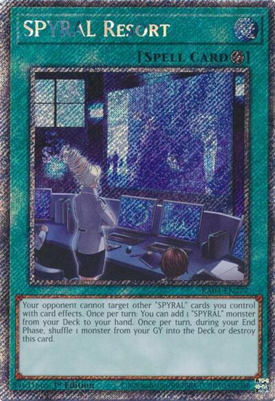 SPYRAL Resort (Platinum Secret Rare) (RA04-EN277) [Quarter Century Stampede]