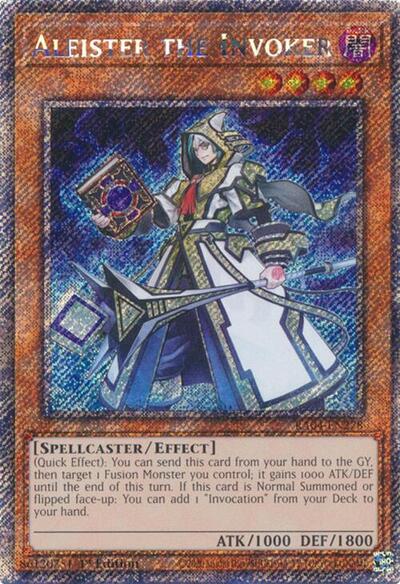Aleister the Invoker (Platinum Secret Rare) (RA04-EN278) [Quarter Century Stampede]