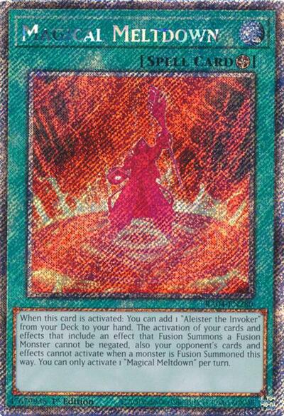 Magical Meltdown (Platinum Secret Rare) (RA04-EN280) [Quarter Century Stampede]