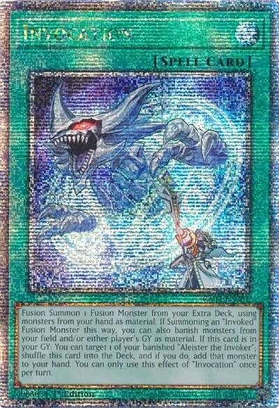 Invocation (Quarter Century Secret Rare) (RA04-EN281) [Quarter Century Stampede]