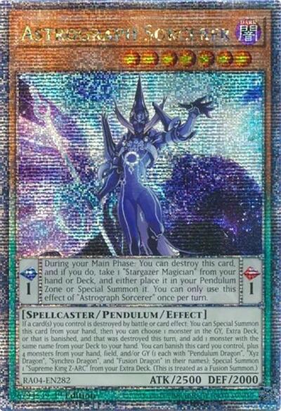 Astrograph Sorcerer (Quarter Century Secret Rare) (RA04-EN282) [Quarter Century Stampede]