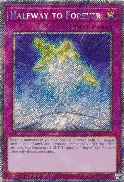 Halfway to Forever (Platinum Secret Rare) (RA04-EN285) [Quarter Century Stampede]