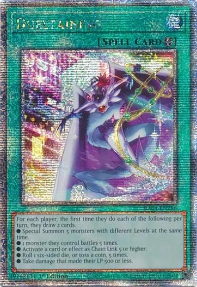 Dueltaining (Quarter Century Secret Rare) (RA04-EN286) [Quarter Century Stampede]