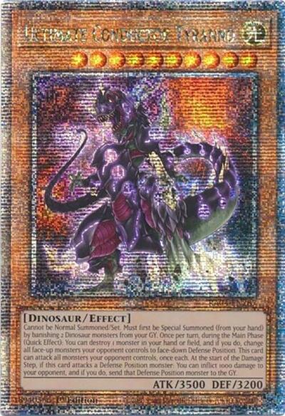 Ultimate Conductor Tyranno (Quarter Century Secret Rare) (RA04-EN287) [Quarter Century Stampede]