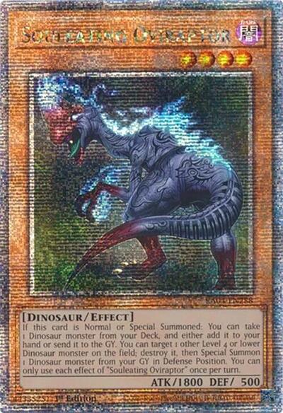 Souleating Oviraptor (Quarter Century Secret Rare) (RA04-EN288) [Quarter Century Stampede]