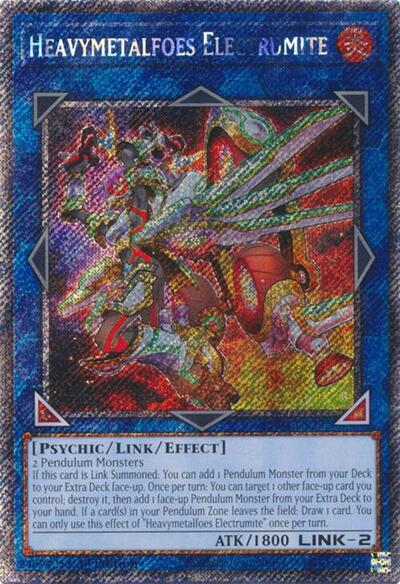 Heavymetalfoes Electrumite (Platinum Secret Rare) (RA04-EN292) [Quarter Century Stampede]