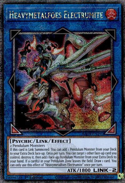 Heavymetalfoes Electrumite (Quarter Century Secret Rare) (RA04-EN292) [Quarter Century Stampede]