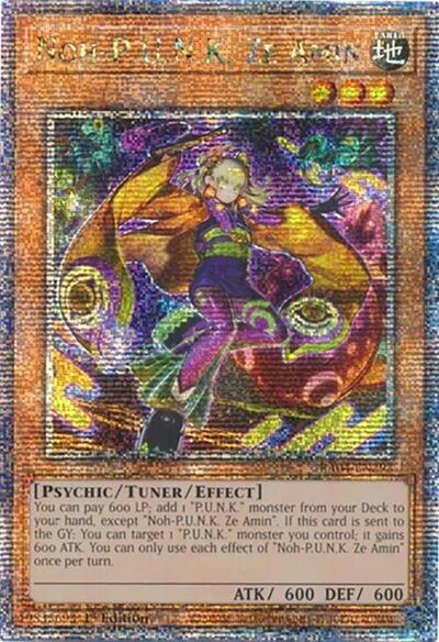 Noh-P.U.N.K. Ze Amin (Quarter Century Secret Rare) (RA04-EN293) [Quarter Century Stampede]