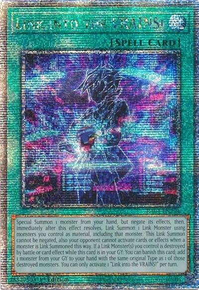 Link into the VRAINS! (Quarter Century Secret Rare) (RA04-EN294) [Quarter Century Stampede]