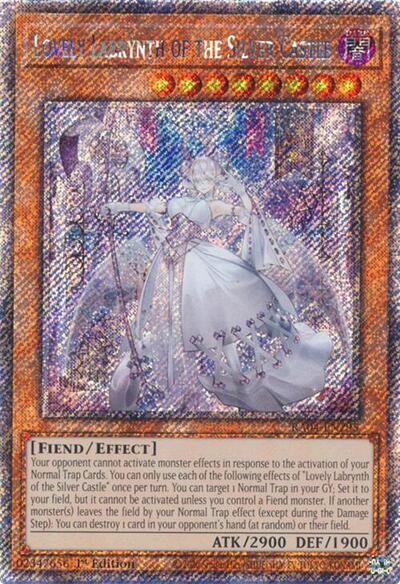 Lovely Labrynth of the Silver Castle (Platinum Secret Rare) (RA04-EN295) [Quarter Century Stampede]