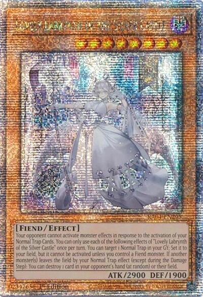 Lovely Labrynth of the Silver Castle (Quarter Century Secret Rare) (RA04-EN295) [Quarter Century Stampede]
