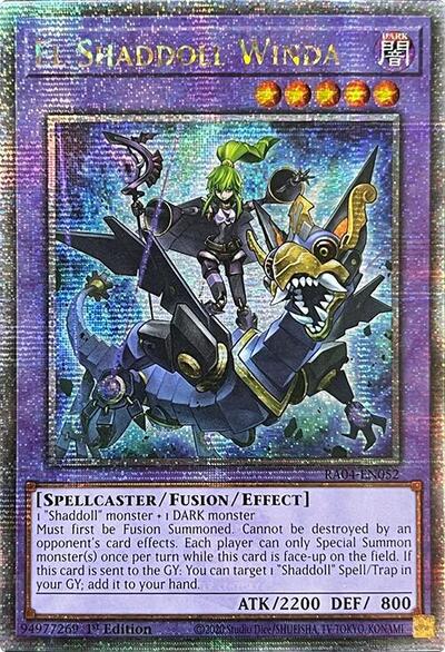 El Shaddoll Winda (Quarter Century Secret Rare) (RA04-EN052) [Quarter Century Stampede]
