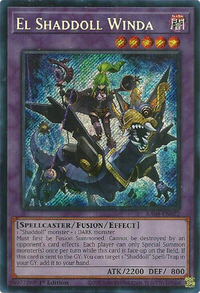 El Shaddoll Winda (Secret Rare) (RA04-EN052) [Quarter Century Stampede]