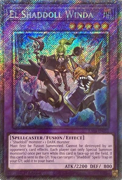 El Shaddoll Winda (Platinum Secret Rare) (RA04-EN052) [Quarter Century Stampede]