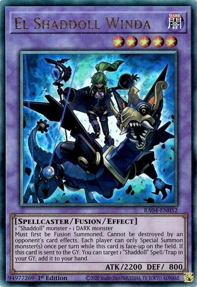 El Shaddoll Winda (PUR) (RA04-EN052) [Quarter Century Stampede]
