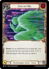 Zero to Fifty (Red) (AMX015) [Armory Deck: Maxx Nitro]
