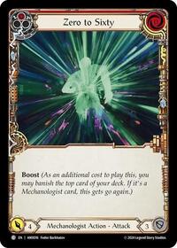 Zero to Sixty (Red) (AMX016) [Armory Deck: Maxx Nitro]