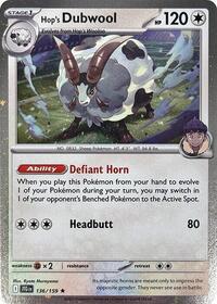Hop's Dubwool (Cosmos Holo) (136/159) [Miscellaneous Cards & Products]