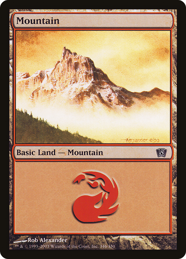 Mountain (8ED-346★) - 8th Edition