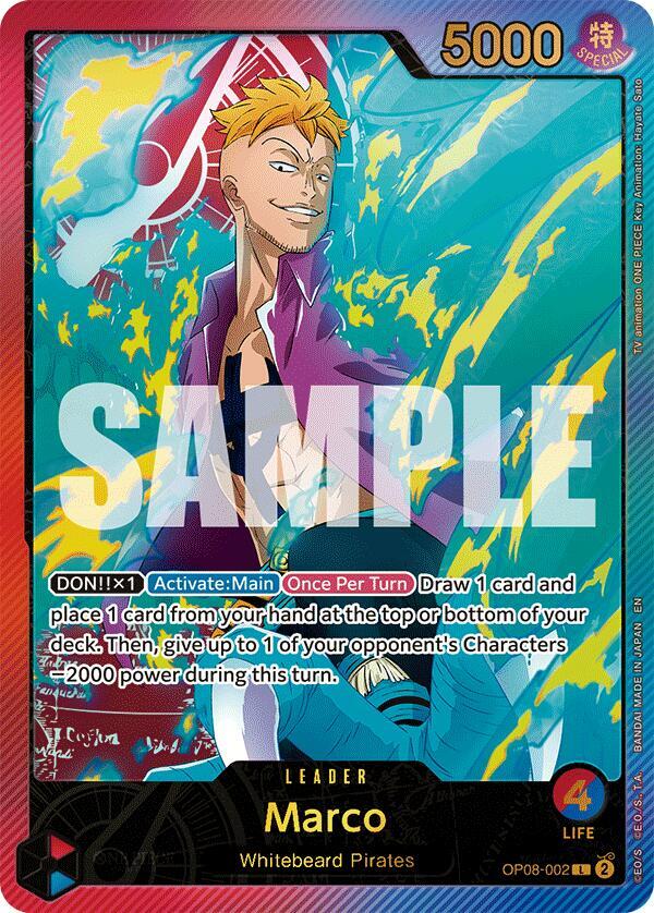 Marco (SP) (OP08-002) [Extra Booster: Anime 25th Collection]