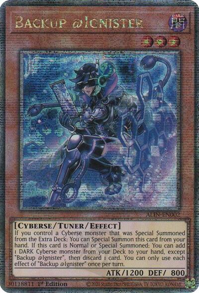 Backup @Ignister (Quarter Century Secret Rare) (ALIN-EN002) [Alliance Insight]