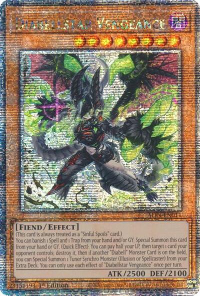 Diabellstar Vengeance (Quarter Century Secret Rare) (ALIN-EN011) [Alliance Insight]