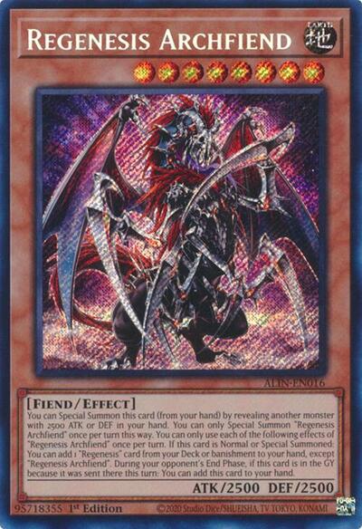 Regenesis Archfiend (ALIN-EN016) [Alliance Insight]