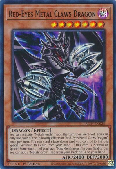 Red-Eyes Metal Claws Dragon (ALIN-EN025) [Alliance Insight]