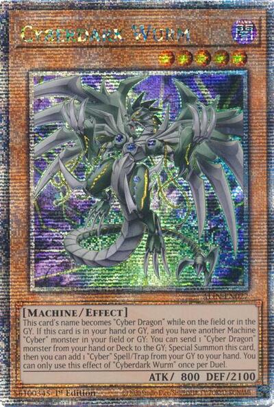 Cyberdark Wurm (Quarter Century Secret Rare) (ALIN-EN027) [Alliance Insight]